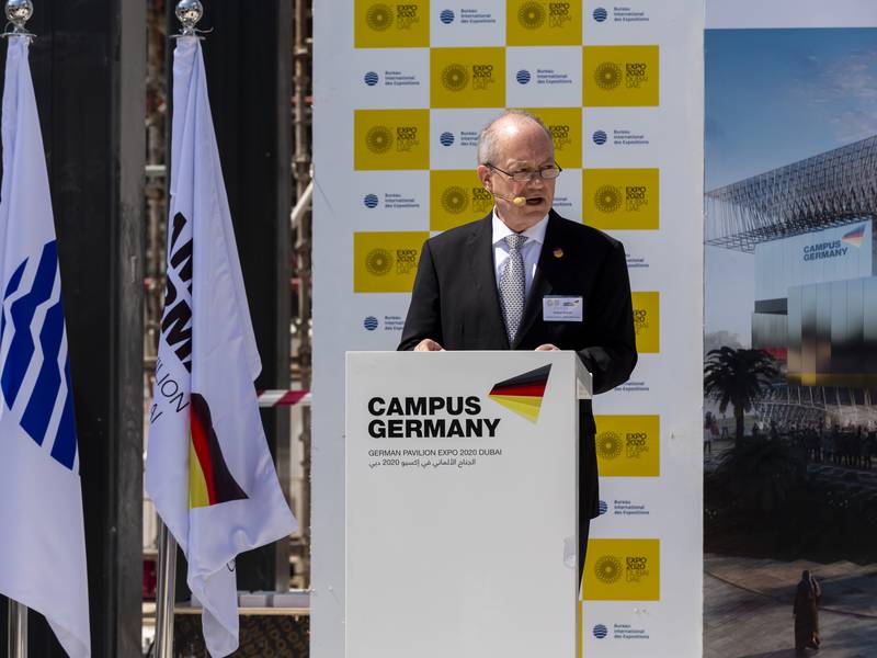 Feierliches Richtfest am Campus Germany in Dubai