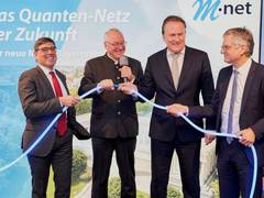 M-net stellt europaweit einzigartiges Quanten-Netz vor