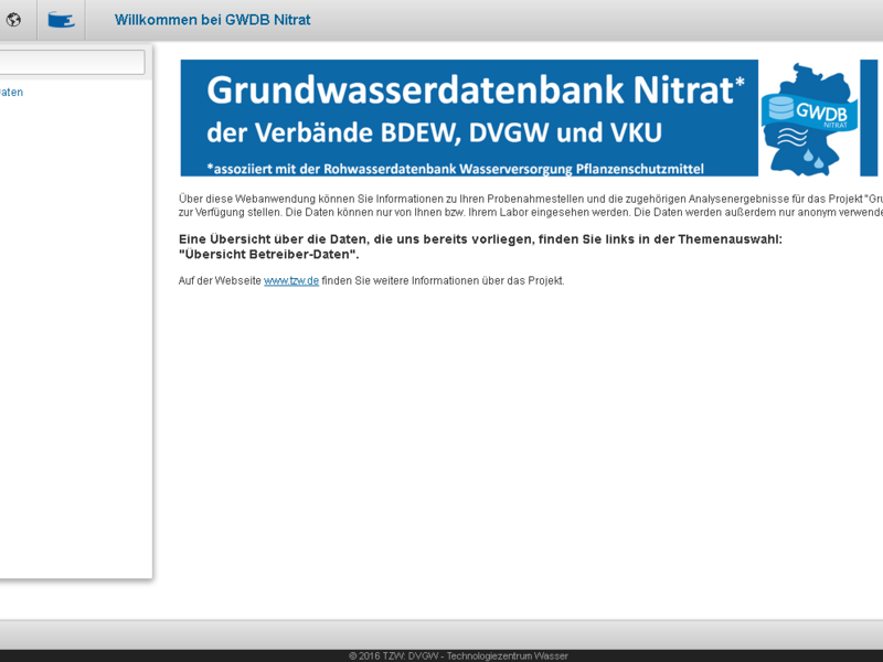Bundesweite Grundwasserdatenbank Nitrat (GWDB-Nitrat) aufgebaut