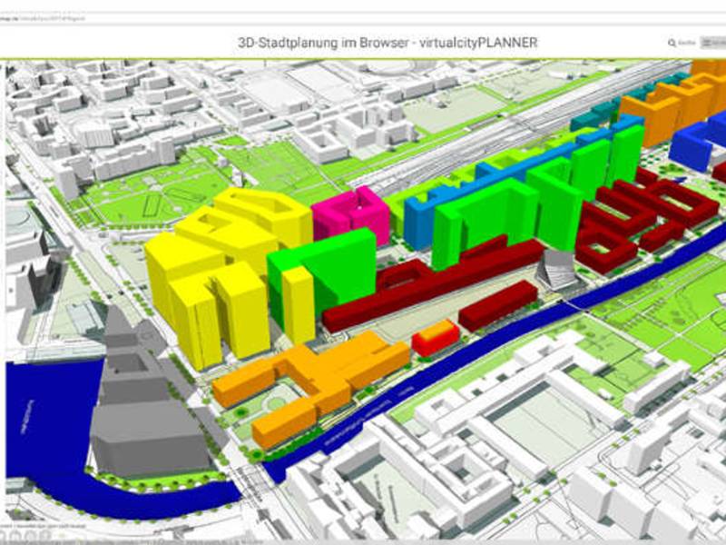 virtualcityPLANNER unterstützt Stadtplaner bei der Nachverdichtung