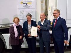 Freie Fahrt für Test mit abgasfreien Lkw in Baden-Württemberg