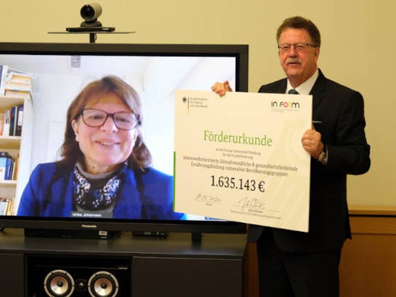 Ernährungsbildung: Universität Flensburg erhält rund 1,6 Millionen Euro