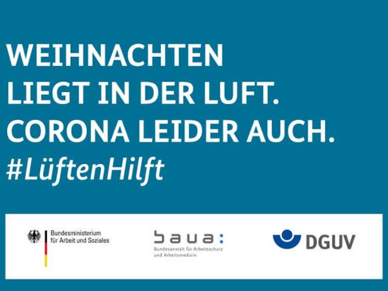 Am Arbeitsplatz, in Schulen und zu Hause: #LüftenHilft