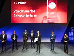 Stadtwerke-Projekte aus Schweinfurt, Berlin und Bamberg gewinnen den STADTWERKE AWARD 2021