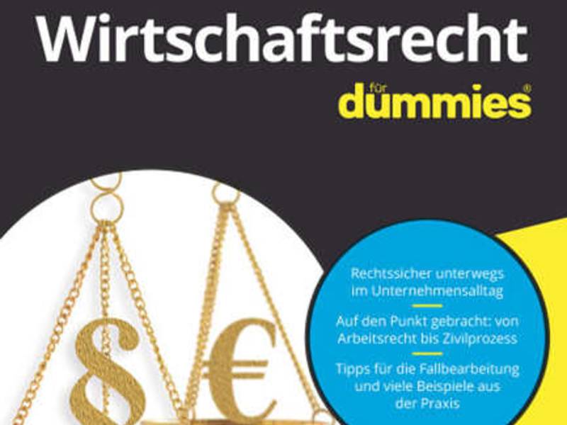 „Wirtschaftsrecht für Dummies“: Halberstädter Professor macht Lernen leichter