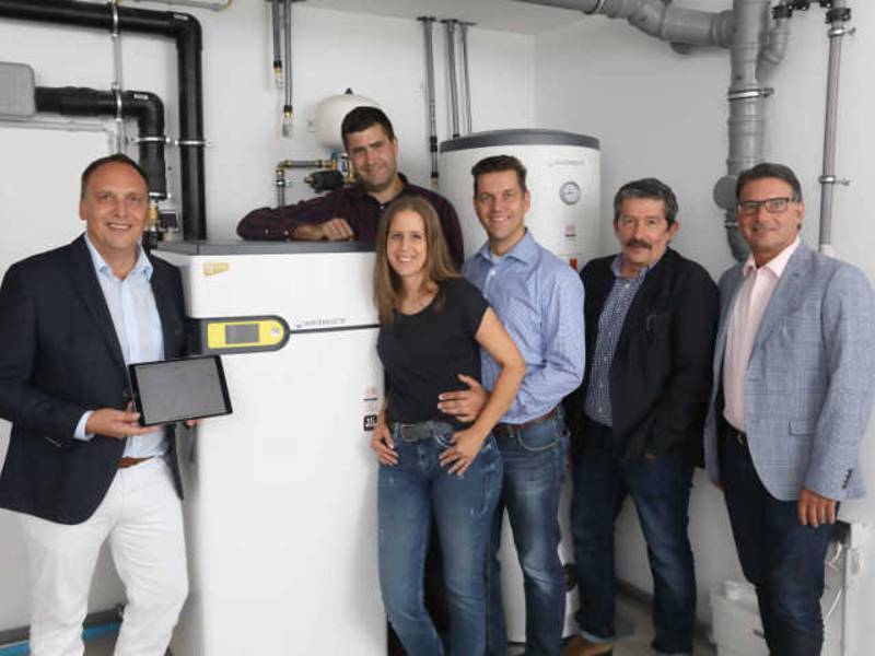 Stadtwerke Bad Nauheim nehmen erste Wärmepumpe im Baugebiet Süd ans Netz