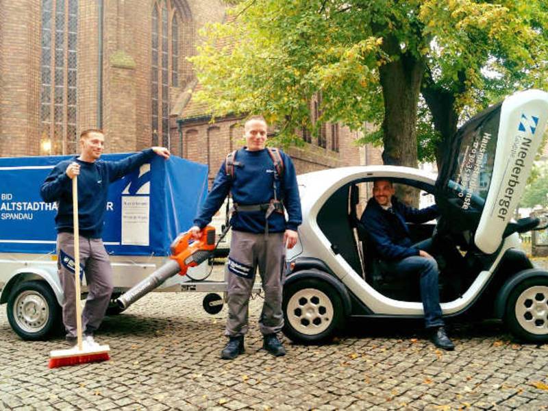 Frühjahrsputz in Spandaus Altstadt läuft auf Hochtouren