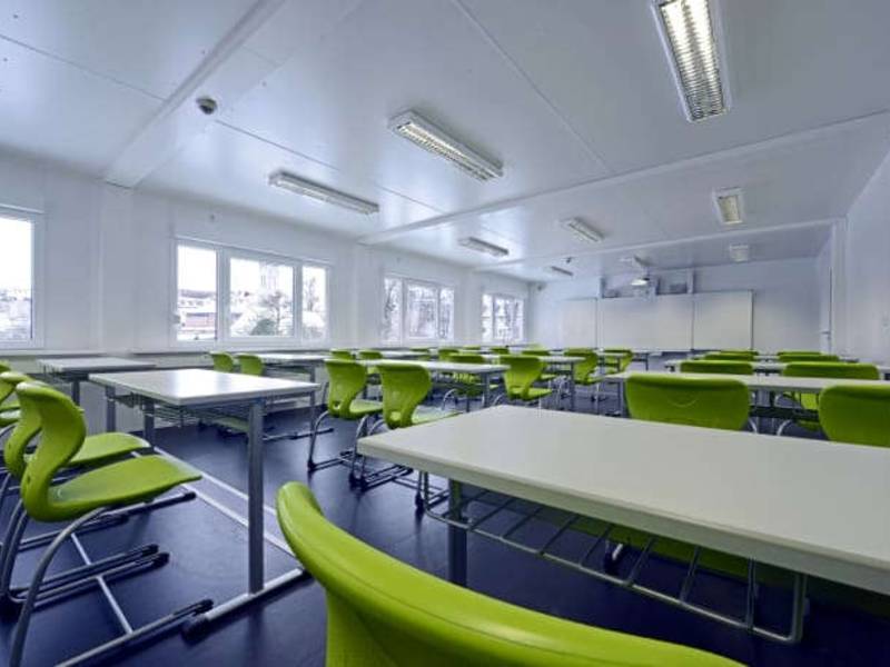 Schulen in der Corona-Krise: Container sichern Unterricht