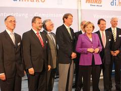 Besuch der Bundeskanzlerin bei di.hako in Trappenkamp