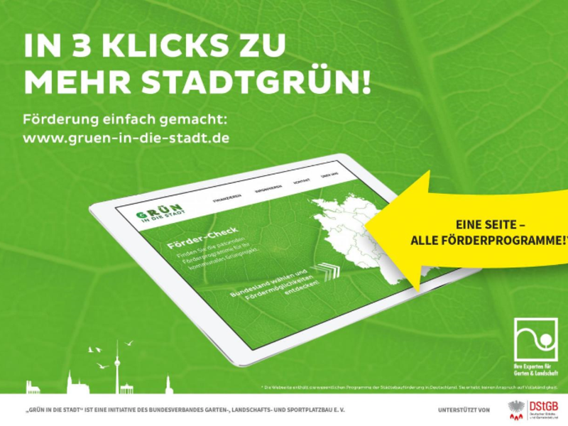Förderung einfach gemacht: In drei Klicks zu mehr Stadtgrün