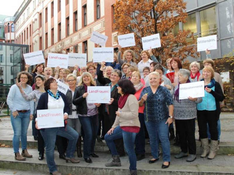 LandFrauen: Stimmgewaltig. Mitbestimmend. Mittendrin.
